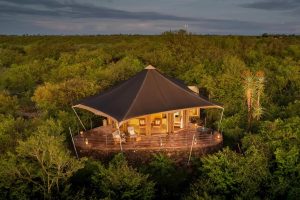 Luxury safari camp in Kenya
